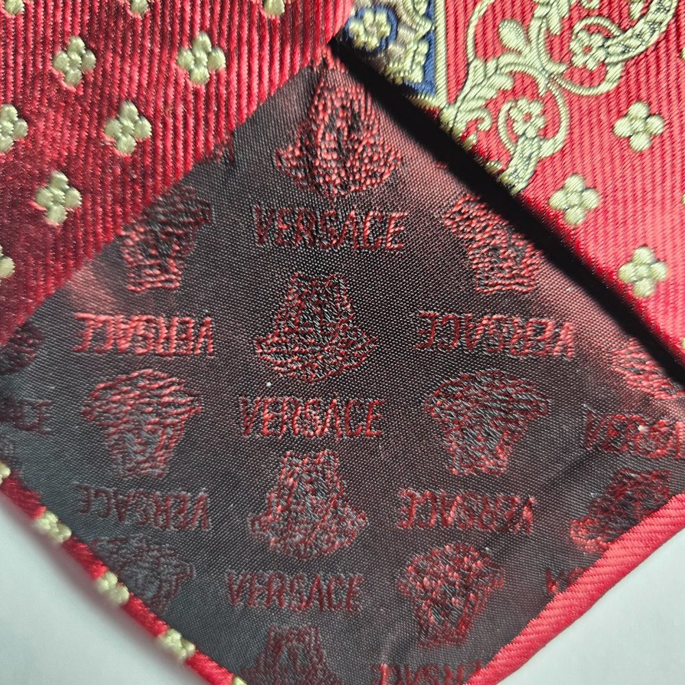 Versace Medusa Silk Tie - Picture 4 of 6
